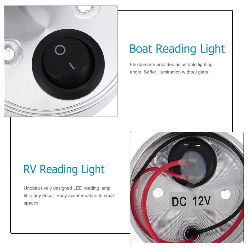 TOPPERFUN 12 Volt RV Lights, 3W 3000K RV Interior Led