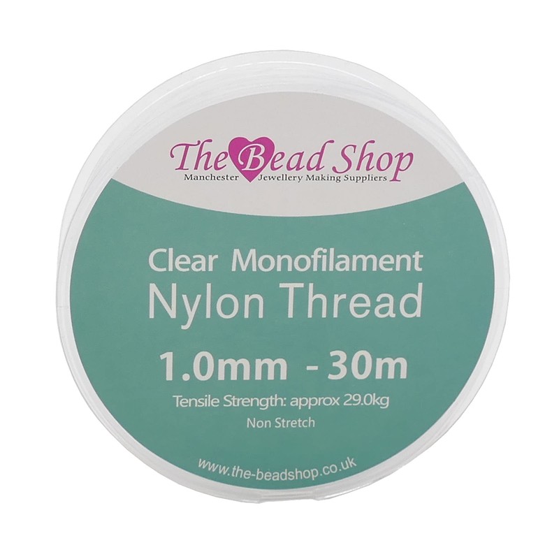 Clear Nylon Thread 1mm - Invisible String for Hanging Decorations,