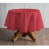 CALICOT Tomato 100% Cotton Tablecloth Prewashed and Pre-shrunk Perfect for