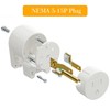 Plugrand 12-Direction Adjustable Nema 5-15P Right Angle AC Plug -