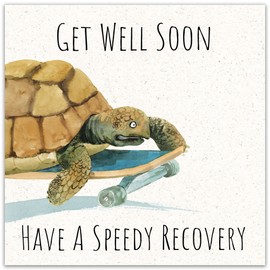 Twizler Get Well Soon Card - Speedy Recovery - Funny Get Well Card for Men Women Him Her Male Female Adult