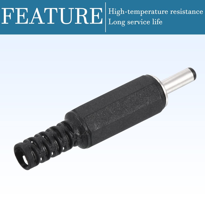 QUARKZMAN Pack of 15 3.5 x 1.3 mm DC Male