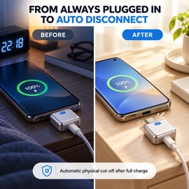 140W USB-C Auto-Disconnect Charging Adapter for Type-C Devices – Full-Charge Automatic Power Cutoff for Everyday Charging
