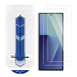 [Guide Frame] Compatible with Galaxy Z Fold 7 Glass Film (2 Sheets), Automatic Adsorption and Easy Installation, Galaxy Z Fold 7 LCD Protective Film, Tempered Glass, 9H Hardness, Shockproof