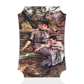 Fastasticdeals Vertical Home Decor Wall Sign in The Garden C Wooden Chair Art Picture Frame Berlin Shape 5x7Inches