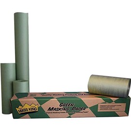 Mass King 6" 35# Green Machine Finished Automotive Masking Paper - 700' (1)