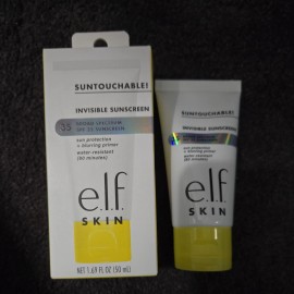 ELF e.l.f. Skin Suntouchable Invisible Sunscreen + Primer SPF 35 1.69 oz Exp 11/2025