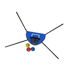 Perfeclan Mini Basketball Hoop for Trampoline Basketball Stand Basketball Goal for Kids Trampoline Accessories Lightweight Baseboard