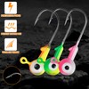 OROOTL Fishing Jig Heads Hooks Kit, Crappie Jig Heads for