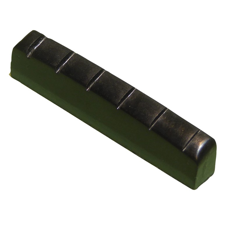 Black guitar nut acoustic or electric 43mm x 6mm x