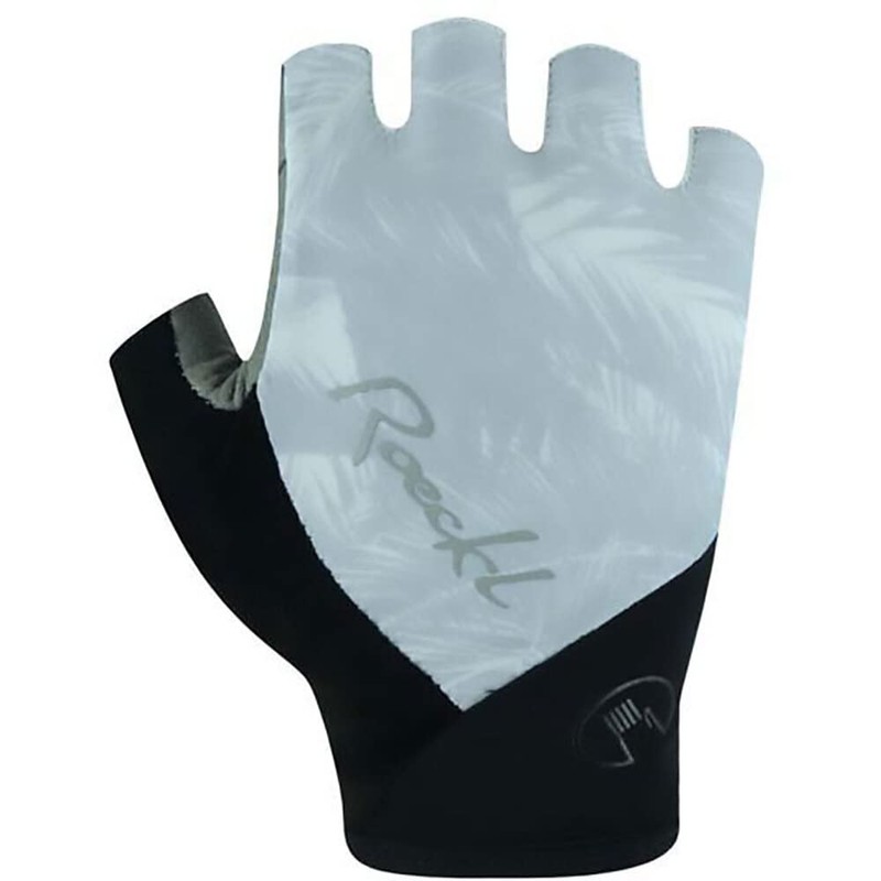 Roeckl Danis Women's Cycling Gloves Short Grey/Black 2023: Size: 6