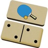 Azeeda 'Ping Pong Paddle' Domino Set & Box (DM00042591)