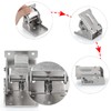 MDLUU Folding Brackets Heavy Duty, 90 Degree Self-Lock Hinges for
