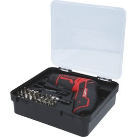 KS Tools 515.6500 eMONSTER 1/4 Inch Cordless Bit Screwdriver Set, 27 Pieces