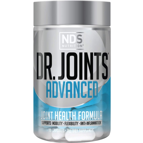 NDS Nutrition Dr. Joints - Advanced Joint Health Formula with FruiteX-B - Dietary Supplement for Improved Mobility and Flexibility - Decrease Joint Inflammation - 90 Capsules