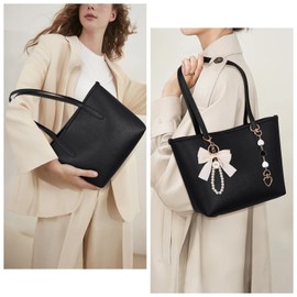 Small Tote Bag for Women Vegan Leather Hobo Bag Small City Tote Trendy Luxury Work Handbag College Shoulder Purse