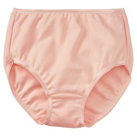 Cervin 100% Cotton Smooth Knit Deep Panties, 3 Color Set, M