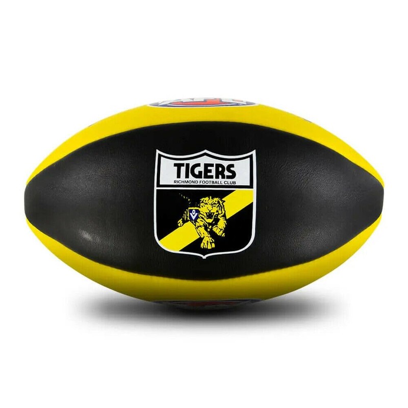 Sherrin Richmond Tigers AFL Club Leather Football, Size 5