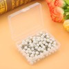 Akozon Card Thumbtacks Marking Push Pins 200 Pieces Round Ball