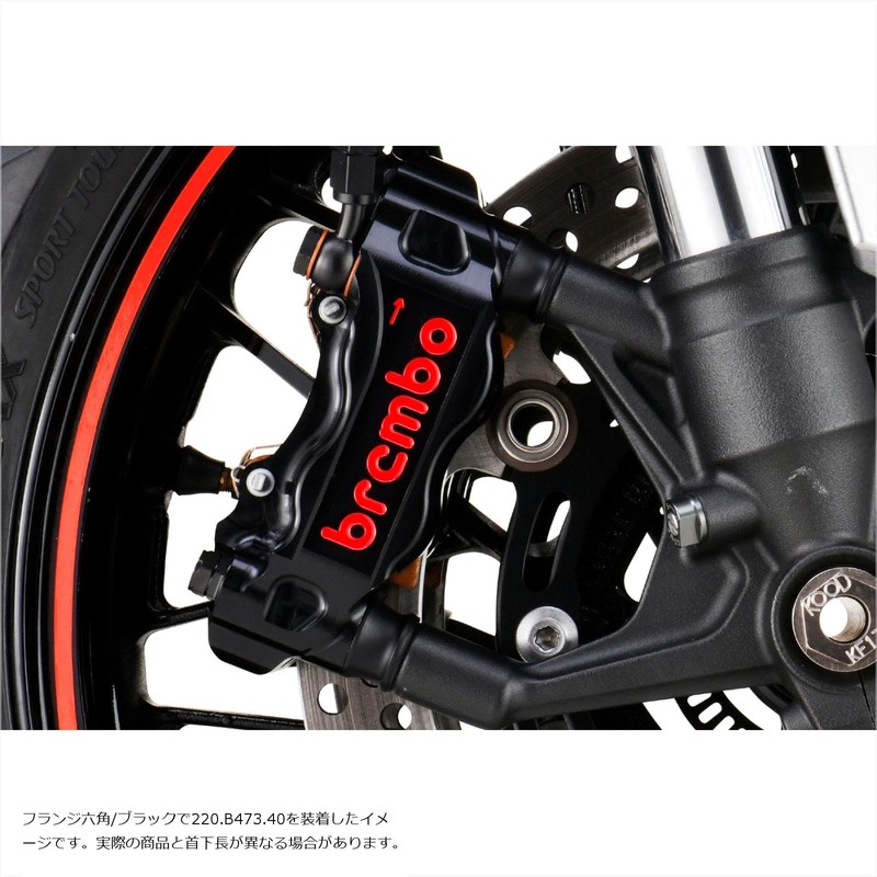 PLOT brembo Stainless Steel Caliper Mount Bolt Black 75mm Flanged