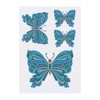 4 x 'Beautiful Butterfly' Temporary Tattoos - Water Resistant, Skin-Safe,