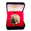 2 Pack of 2025 Silver/Gold Plated 1x1” Patriotic Trump Lapel
