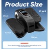 HOMGIM Under Desk Elliptical Machine - Quiet Motorized Leg Exerciser