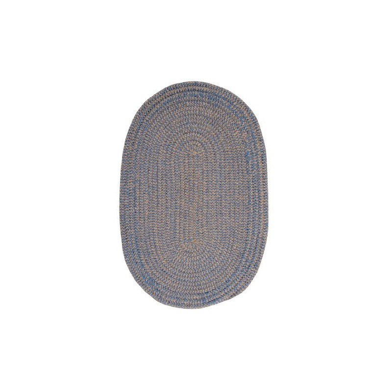 Softex Check Area Rug, 2x4, Blue Ice Check