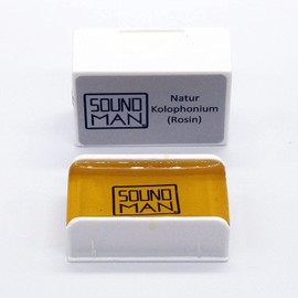Rosin for Cello - Light Rosin, Low Dust - Ideal for Violoncello - Rectangular Bar - Also Suitable for Violin, Viola and Double Bass