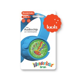 KEKZ Wunderkekz Green, Kekz Audio Chip for Cookie Listener to Play Yourself - Fill Your New Wunderkekz with up to 90 Minutes of Your Favourite Stories, Fairy Tales or Songs