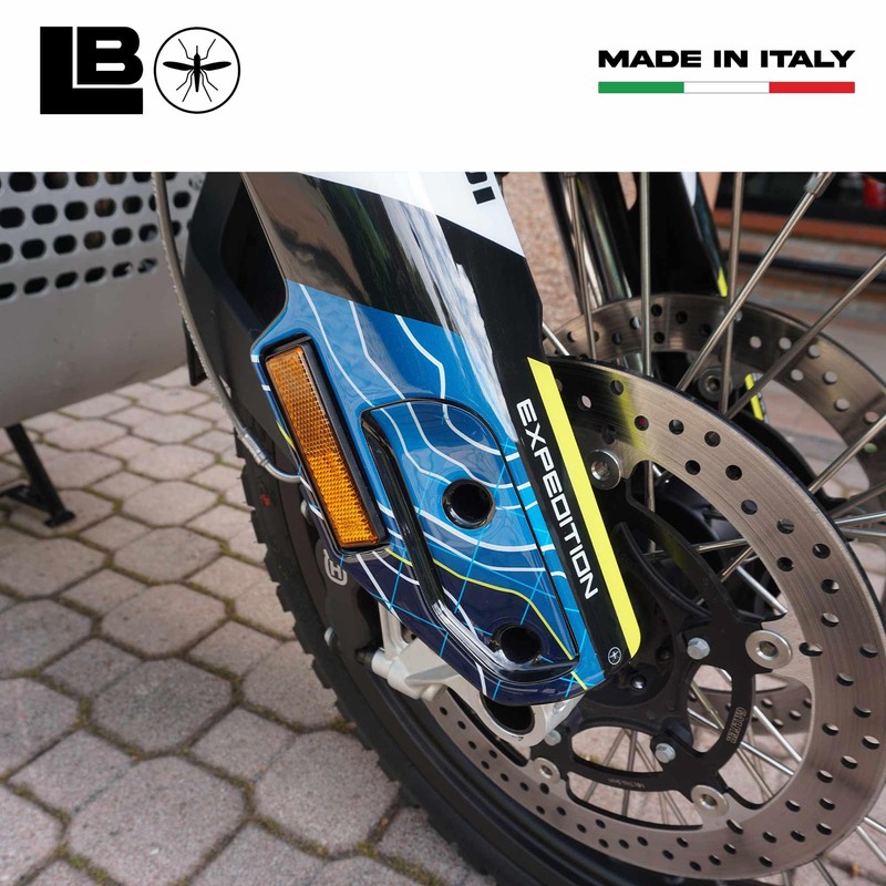 labelbike - 3D Motorcycle Mudguard Sticker Compatible with Husqvarna Norden