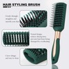 Professional Hair Brush Set, 6 Counts/set Wet & Dry Hair