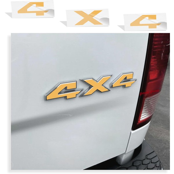 Reflective Concepts 4x4 Emblem Overlay Decal Sticker -Fits: 2009-2018 Ram