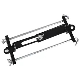 Universal Premium Adjustable Battery Hold Down for Tray, Universal Adjustable Battery Crossbar with J Bolt, fit for Cars SUV, Good Contact, Corrosion Resistance (10.6inches / 27cm bolts)