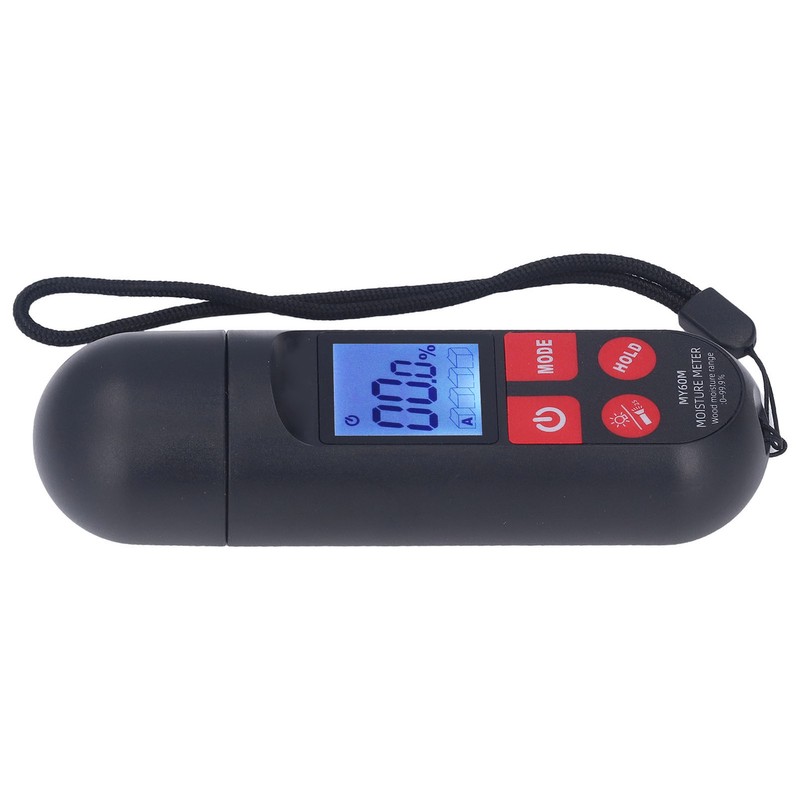 MY60M Moisture Meter LCD Screen Display Moisture Detector for Wood