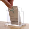 SANRUI Acrylic Business Card Stand Business Card Holder Vertical Organizer