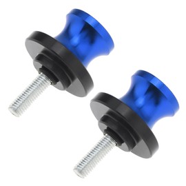 Windance 2pcs Swingarm Bolt, M6 X1.5 CNC Motorcycle Swing Arm Spools Sliders Stand Screw Fit for Aprilia/Yamaha FZ01 FZ03 FZ09 FZ10 MT01 MT03 MT07 MT09 MT125 FZ1 FZ6 FZ8 FZS1000 (Blue, 6mm)