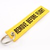 Rotary13B1 Remove Before Flight Keychain - Yellow