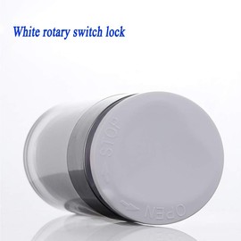 Bamboopack 2Pcs 50ml/1.7oz Empty Airless Pump Bottle Travel Pump Dispenser Cosmetic Toiletries Container Lotion Pump Containers Bottles for Cream Foundation etc