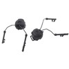 1 Pair Helmet Arc Rail Adapter Set For Peltor Comtac