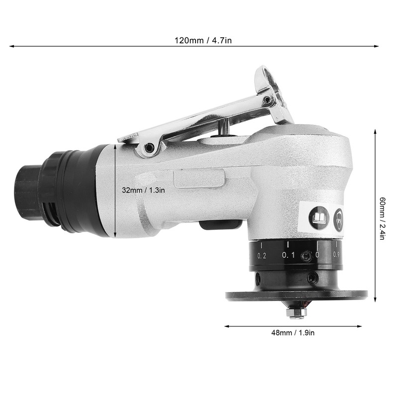 Pneumatic Chamfering Machine 45 Degrees HandHeld Mini Edge Trimming Air