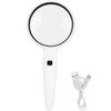 LED Magnifying Glass Set USB Charging Handheld Magnifier with Lights