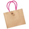 Westford Mill classic jute shopper, natural, 42 x 33 x