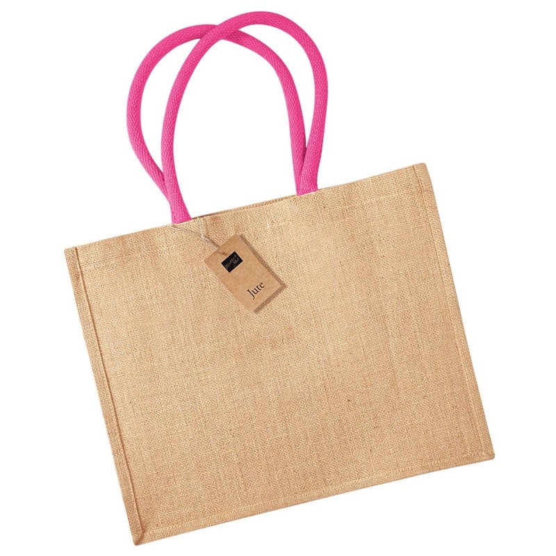 Westford Mill classic jute shopper, natural, 42 x 33 x