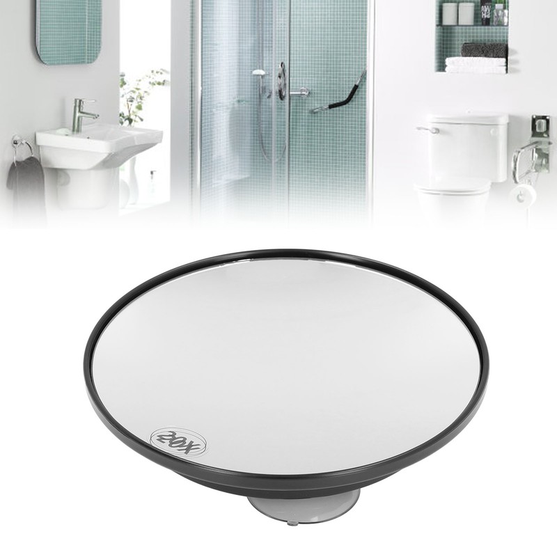20X Magnifying Mirror with 3 Suction Cups Space Saving Portable