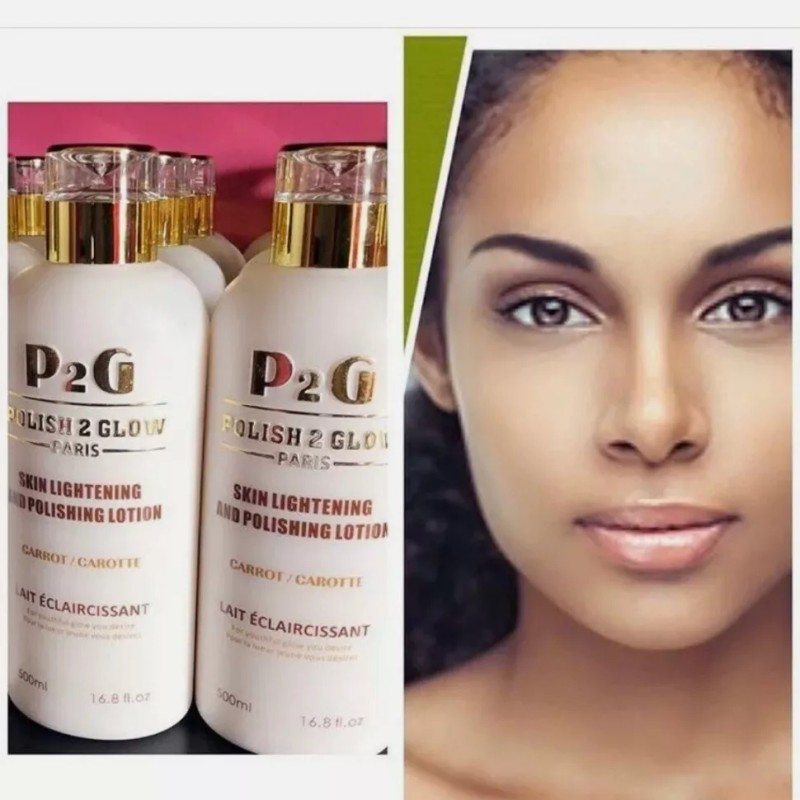 P2G, Polish 2 Glow paris carrot body lotion 500ml &