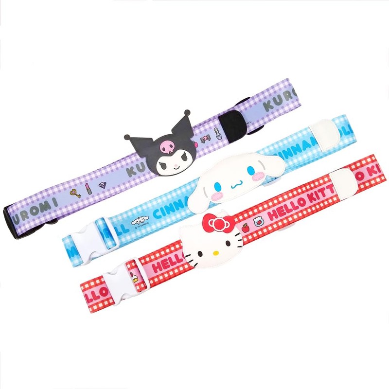 SANRIO Suitcase Belt, One-Touch, Convenient, Luggage Fixed, Convenient for Travel,