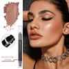 Eyeshadow Stick, Glitter Gold Eye Shadow Pen Cream Metallic Shimmer