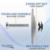 RecPro Round Ladder Pad with Screw and Star Nut for