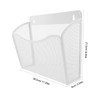 TEHAUX Metal Wall Mount File Storage Basket Wall Organizer Document